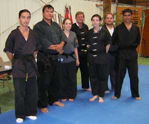 Wang's  Martial Arts Black Belt test picture