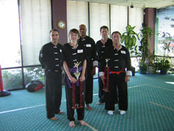 Kung Fu form tournament picture